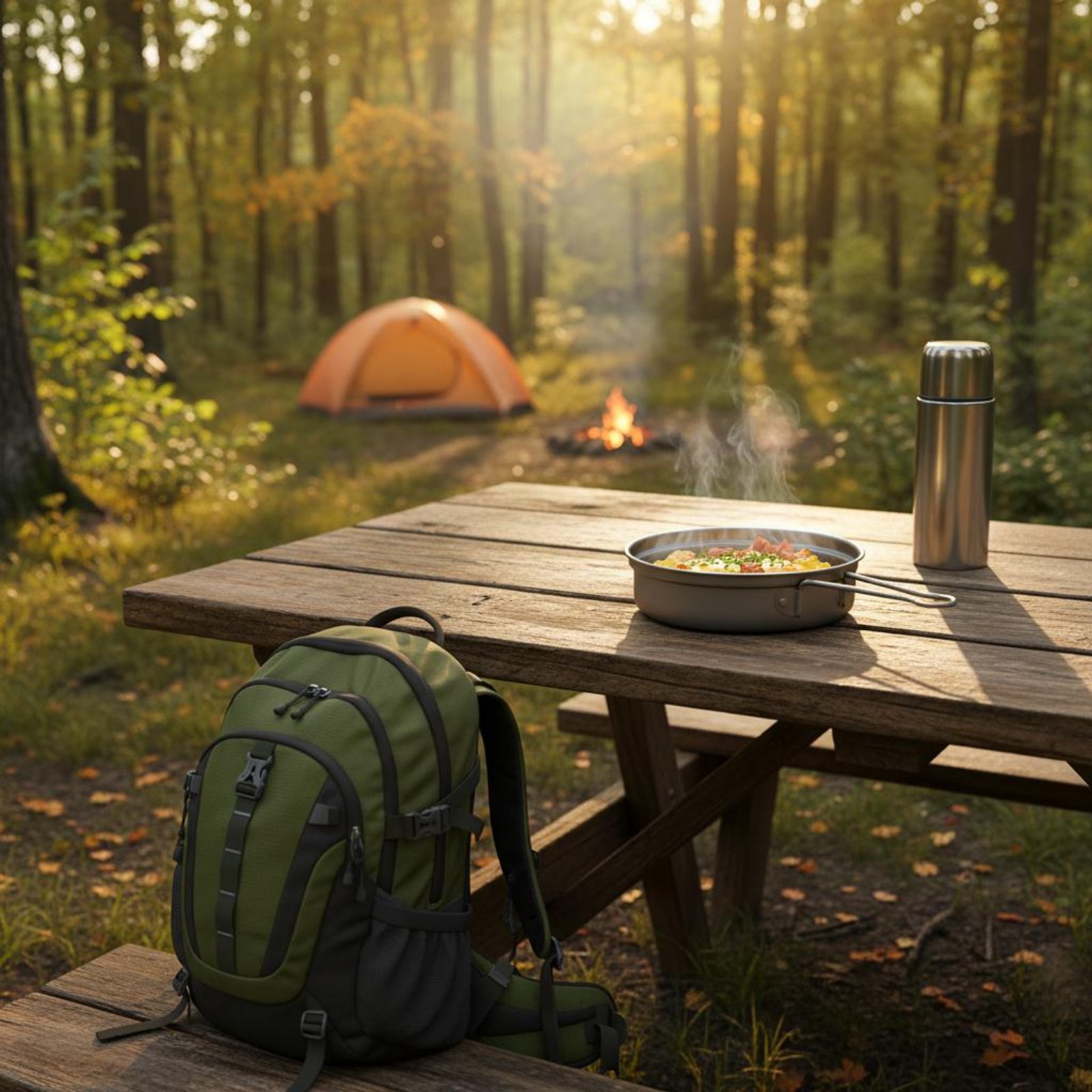 2 Pieces Metal Camping Cook Se - Camping Cooking Dining Set recension och pris