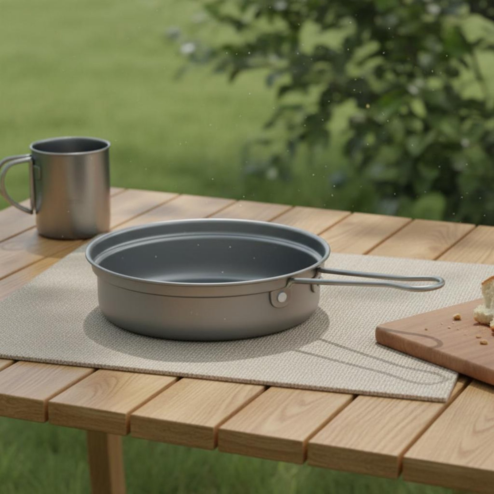 2 Pieces Metal Camping Cook Se - Camping Cooking Dining Set recension och pris