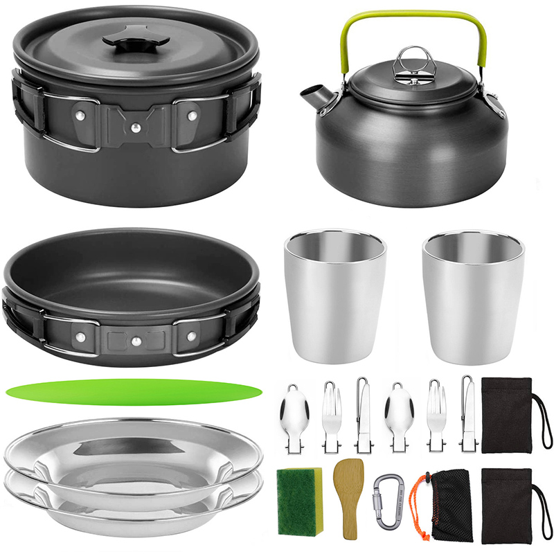 1 Set Outdoor Pot Pan Camping  - Camping Cooking Cup recension och pris