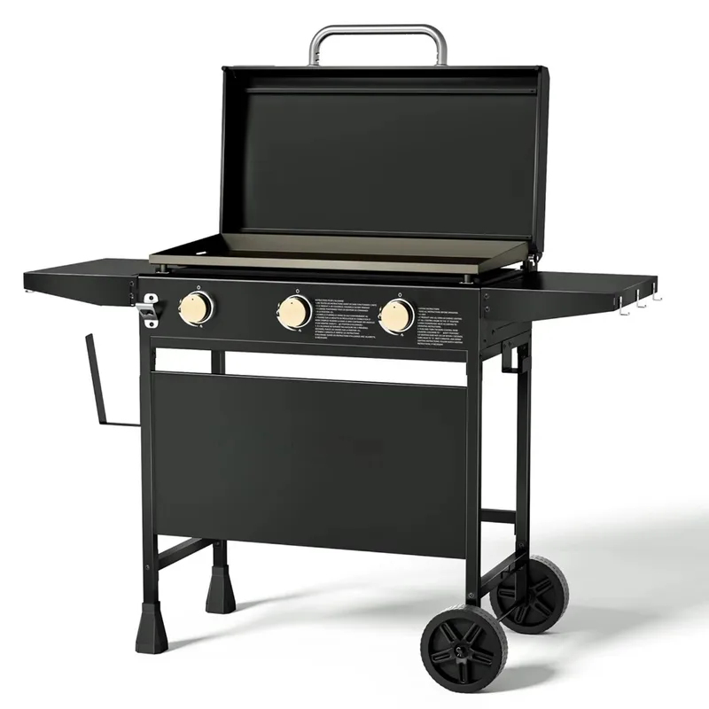 Wheeled Outdoor Flat-Top Cooki - Camping Cooking Flat Top recension och pris
