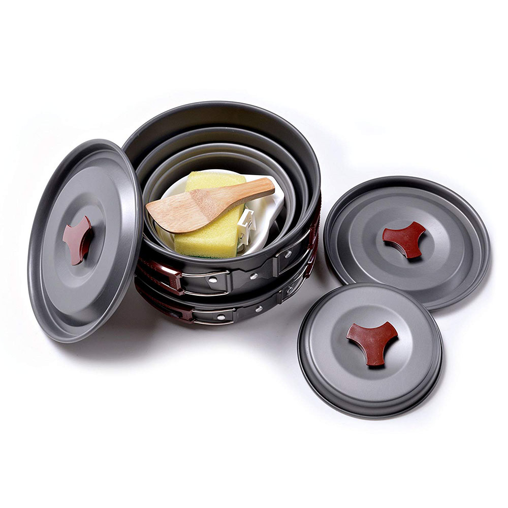 Outdoor Camping Cookware Kit N - Camping Cooking Full Set recension och pris
